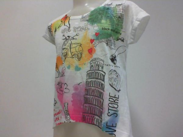 BLUSA JENIFER JUV FEM M/C POLI FLAMÊ MULLET