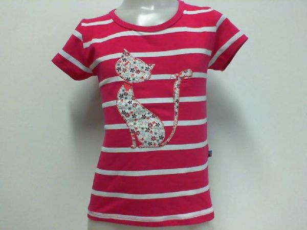 BLUSA MARCO JUV FEM M/C COTTON LIST