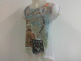 BLUSA DMENINA JUV FEM M/C VISCOL DEVORÊ MULLET